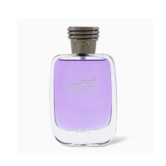 Rasasi Hawas Eau de Parfum Spray for Men – Invigorating Fresh Aquatic & Fruity Scent, Bergamot, Apple, Cinnamon & Musk, Long-Lasting Premium Arabian Fragrance, Perfect Gift, 3.4 fl oz / 100 ml