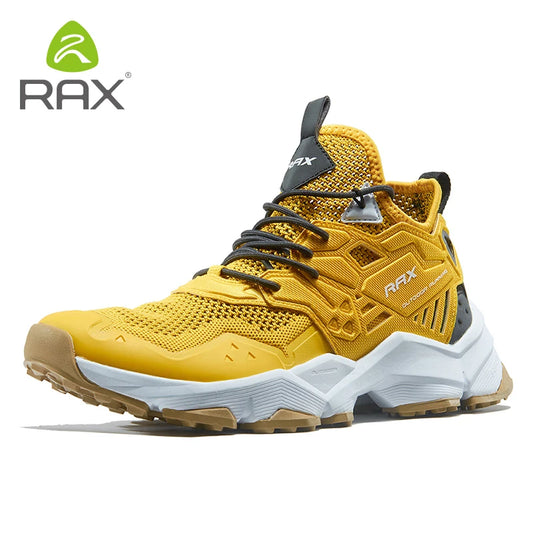 Rax Men Hiking Shoes Breathable Outdoor Sports Sneakers for Men Lightweight Mountain Climbing Trekking Shoes Lightweight Shoes