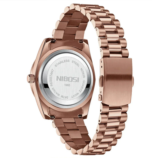 NIBOSI Fashion Watch Men Day Date Miyota Quartz Men Watch Top Brand Luxury Wristwatch Waterproof Steel Male Clocks Reloj Hombre