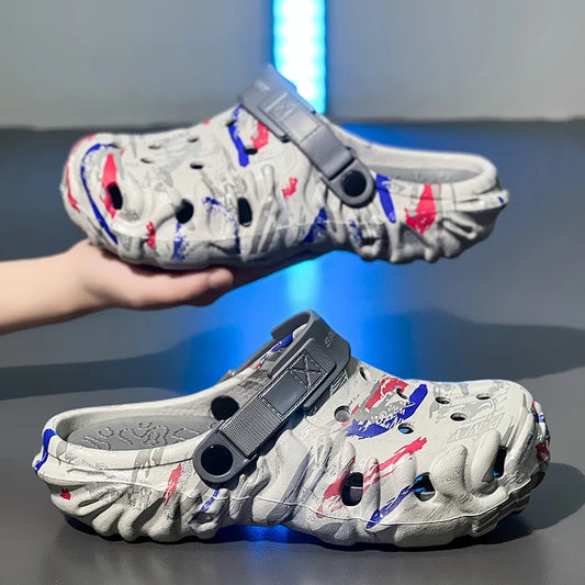 2026 Summer Men's Sandals New Home Garden Shoes Comfortable and Lightweight Men Slippers Non-Slip Soft Bottom Flip Flop Sandals