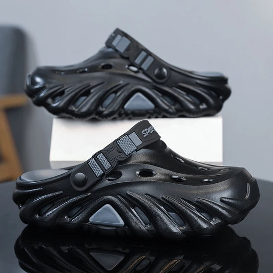 Male Sandals Casual Shoes Outdoor Beach Sandals Women Soft Clogs Garden Bottom Indoor Summer Flip Flops Men Massage Slippers