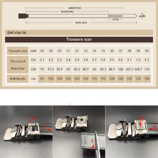 Women man Genuine Leather Belt For Female Strap Casual All-match Ladies Adjustable Belts Designer Automatic man belt buckle