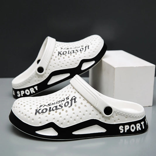 Men's Sandals, Comfortable, Lightweight, Non-Slip, Breathable Indoor and Outdoor Eva Slippers, Outdoor Garden Shoes, Beach Shoes