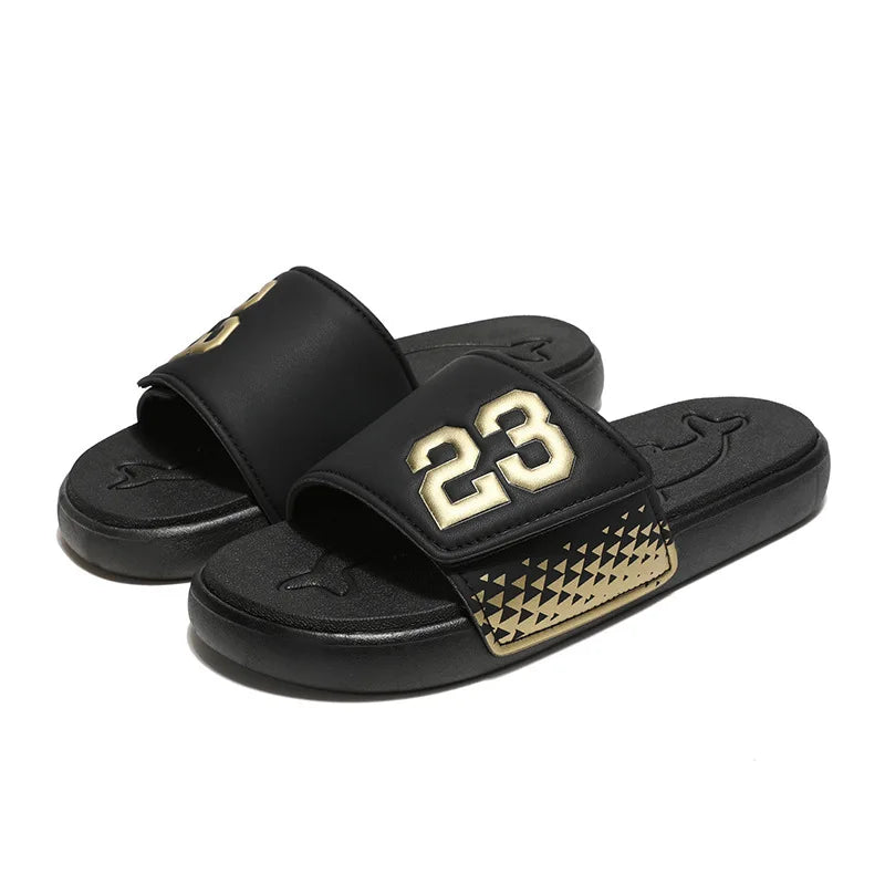 Men's Platform Slippers EVA Soft Soled Pillow Slippers Summer Beach Flip Flops Anti Slip Bathroom Home Fashionable Slippers