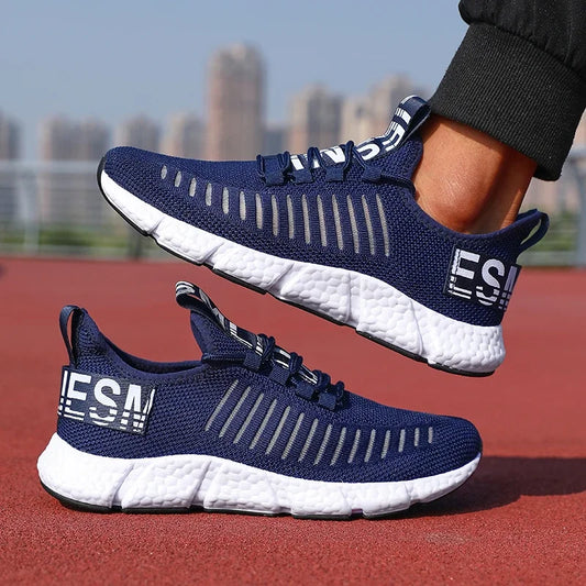 Summer Men Sneakers Lightweight Breathable Mesh Outdoor Casual Shoes Fashionable Tennis Training Shoes Men's Free Shipping