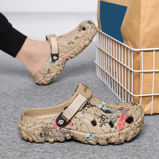 Summer Slippers Men Clogs Platform Male Beach Sandals Outdoor Casual Non-slip Footwear Men Sandals Leisure Shoes