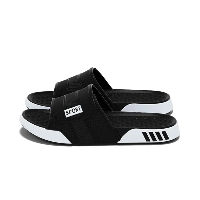 Fashion Big Size 40-47 Soft Bottom Chinelo Slide Men's Summer New Indoor Outdoor Comfortable Slippers for Man Streetwear Sandals