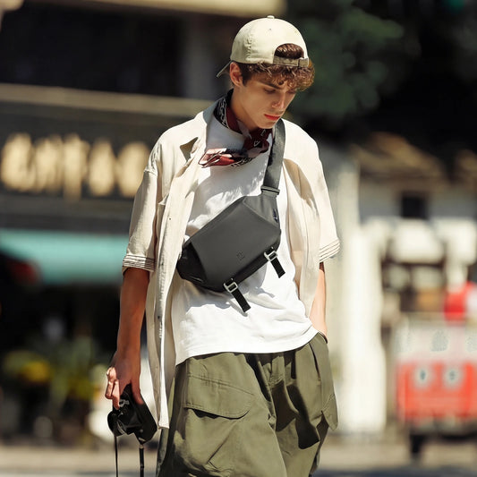 TANGCOOL Waterproof Sling Bag for Men Women Crossbody Fanny Pack Anti Theft Chest Bag For Travel Hiking Cycling