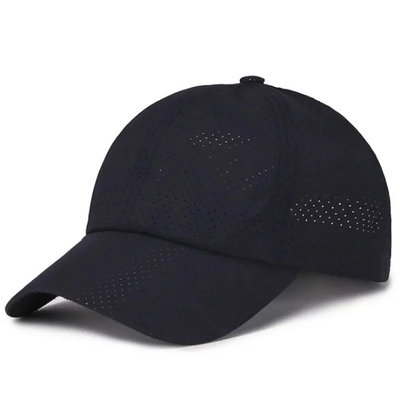 Breathable Baseball Cap Summer Quick Dry Mesh Hat Adjustable Sun Hat For Men Women Outdoor Comfortable Snapback Hat Fashion Caps