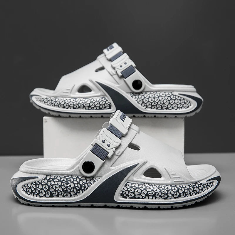 Summer Men's Slippers Beach Clogs Outdoor Sandals Soft EVA Slides New Design Men Casual Garden Shoes Male Street Slippers