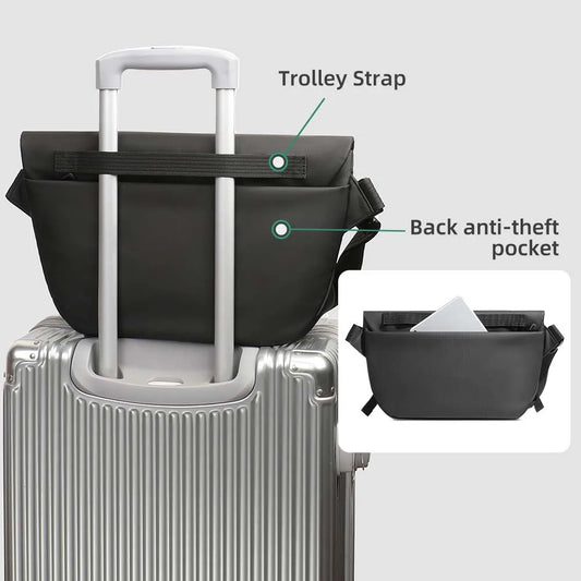 HK Water Repellent Messenger Bag Men Bags Casual Shoulder Crossbody Bags Fit 11 inch Ipad Fashion Outdoor Cycling Side Bag Male