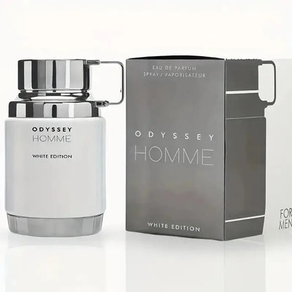 Odyssey Homme White Edition white limited edition men's perfume spray fresh wood tone, lasting fragrance, unique and advanced, suitable for any venue