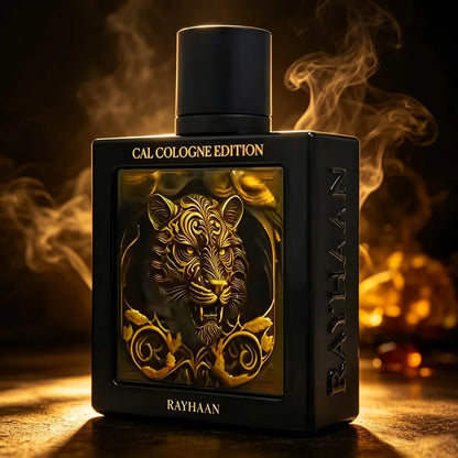 RAYHAAN Tiger CAL COLOGNE EDITION Dubai Middle East domineering warm and spicy amber woody fragrance, suitable for both men and women, long-lasting fragrance, suitable for any venue