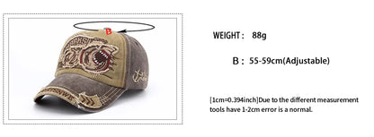 Summer Men Baseball Cap Cotton Fashion Shark Embroidery Vintage Casual Visor Hat For Women Snapback Hip Hop Caps Unisex