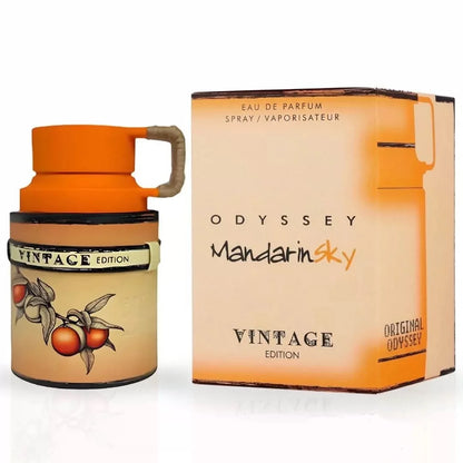 Odyssey Mandarin Sky Vintage Edition Men's perfume, amber wood tone, 100ml
