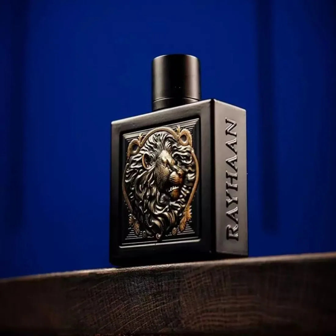 RAYHAAN Lion most popular men's sweet and spicy wooden fragrance, black gold embossed lion square bottle, noble luxury, gift selection, suitable for multiple venues