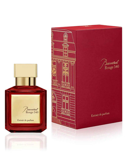 Baccarat 540 essence perfume is a rich and charming oriental flower fragrance. Amber, cedar, and musk are mellow and long-lasting, with a luxurious and atmospheric red toned bottle body, exuding a high-end and charming aura.