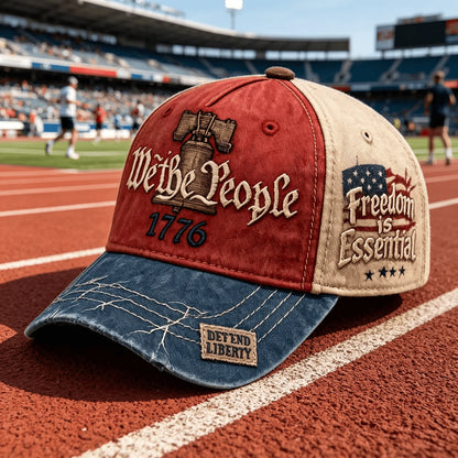 USA 250th Anniversary Hat, Adjustable 250th Anniversary Printed Patriotic Baseball Caps, Tribute Retro Washed Hat