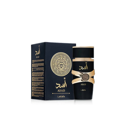 Lattafa Perfumes Asad for Unisex Eau de Parfum Spray, 3.4 Ounce