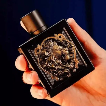 RAYHAAN Lion most popular men's sweet and spicy wooden fragrance, black gold embossed lion square bottle, noble luxury, gift selection, suitable for multiple venues