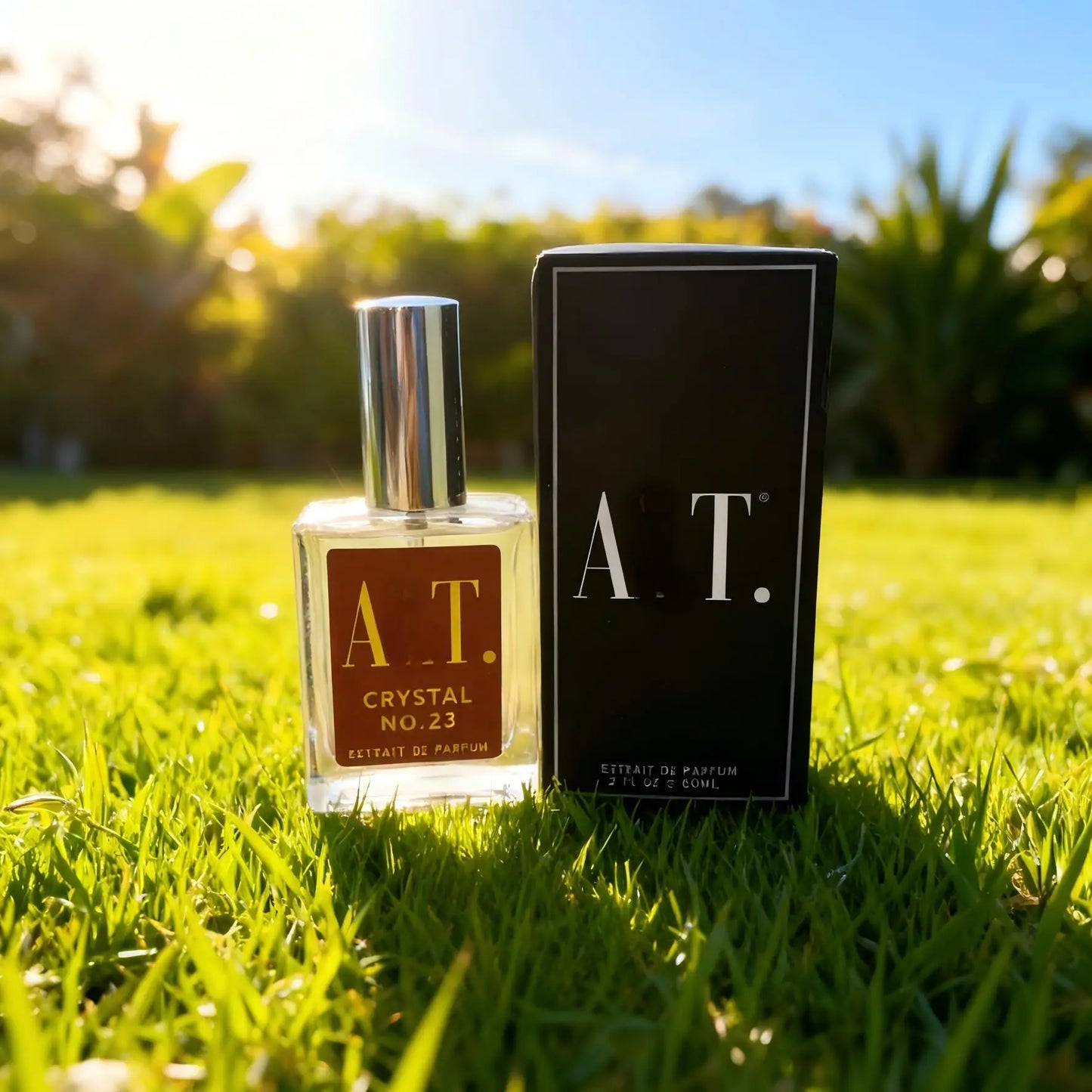 Crystal No.23 Extrait de Parfum Viral Fragrance, Warm Woody & Citrus Scent, Long-Lasting Unisex Perfume 60ML
