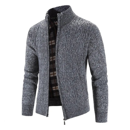 LEGIBLE 2025 Men's Sweaters Autumn Winter Wool Zipper Cardigan Sweaters Man Casual Knitwear Sweatercoat Male