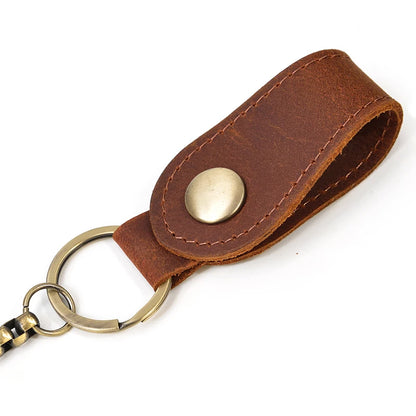 Newsbirds Genuine Leather Long Wallet Wrist Belt Strap Chain Wallet Christmas Gift Wallet gift men woman wallets Clip Purse