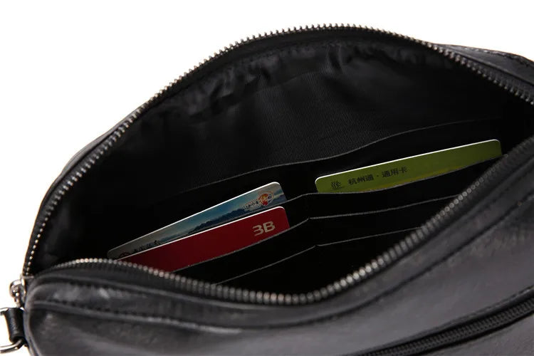 Embroidery Bee Crossbody Shoulder Bag Men Fashion Multifunction Clutch Bag Men Shoulder Bag Crossbody Messenger Bag Man Handbag