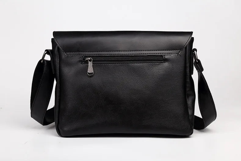 Vintage Men Crossbody Bags Luxury Fashion Shoulder Bag Mens Messenger Bag Laptop Bag Male Briefcase Handbags Daily Work Satchels