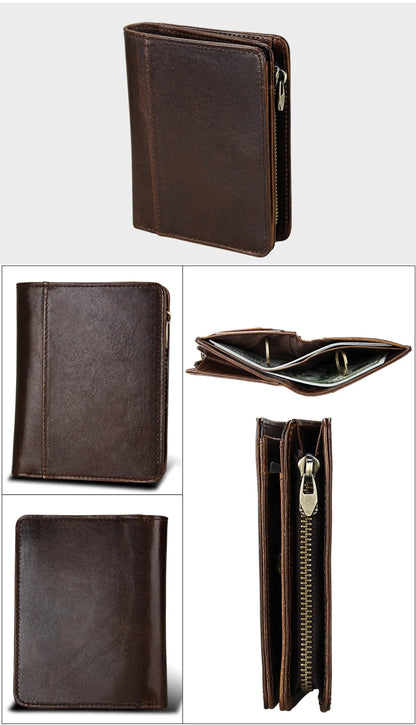 Men Name Engraving Short Wallets Casual Fashion Genuine Leather Male Zipper Purses Coin ID Card Holder Pocket Wallets For Men