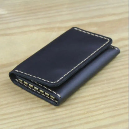 High Class Handmade Men Genuine Leather Key Holder Leather Key Wallet Men Housekeeper Women Key Case Bag key organizer pouch