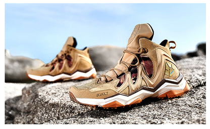RAX Men Hiking Shoes winter Waterproof Outdoor Sneaker Men Leather Trekking Boots Trail Camping Climbing Hunting Sneakers Women