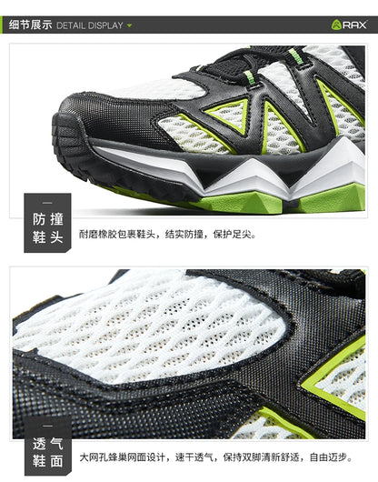Rax Men Breathable Trekking Aqua Shoes Men Women Water Sports Shoes Summer Hiking Outdoor Sneakers Walking Fishing Shoes Zapatos