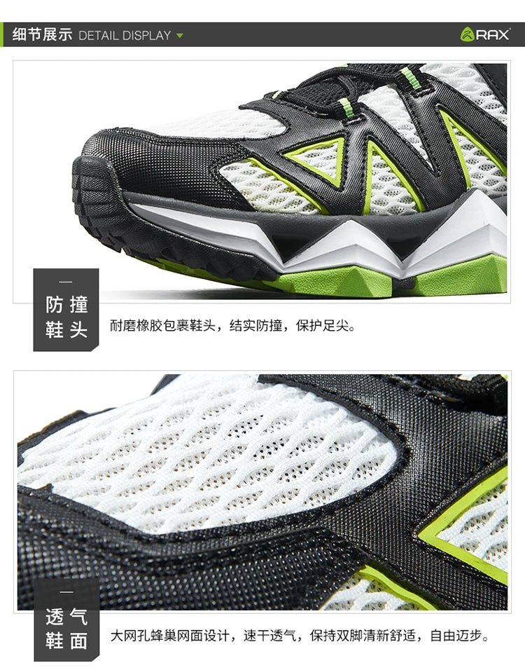 Rax-Men Women Breathable Hiking Water Shoes Water Sports Shoes Summer Hiking Outdoor Walking Fishing