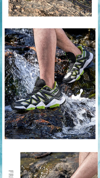 Rax Men Breathable Trekking Aqua Shoes Men Women Water Sports Shoes Summer Hiking Outdoor Sneakers Walking Fishing Shoes Zapatos