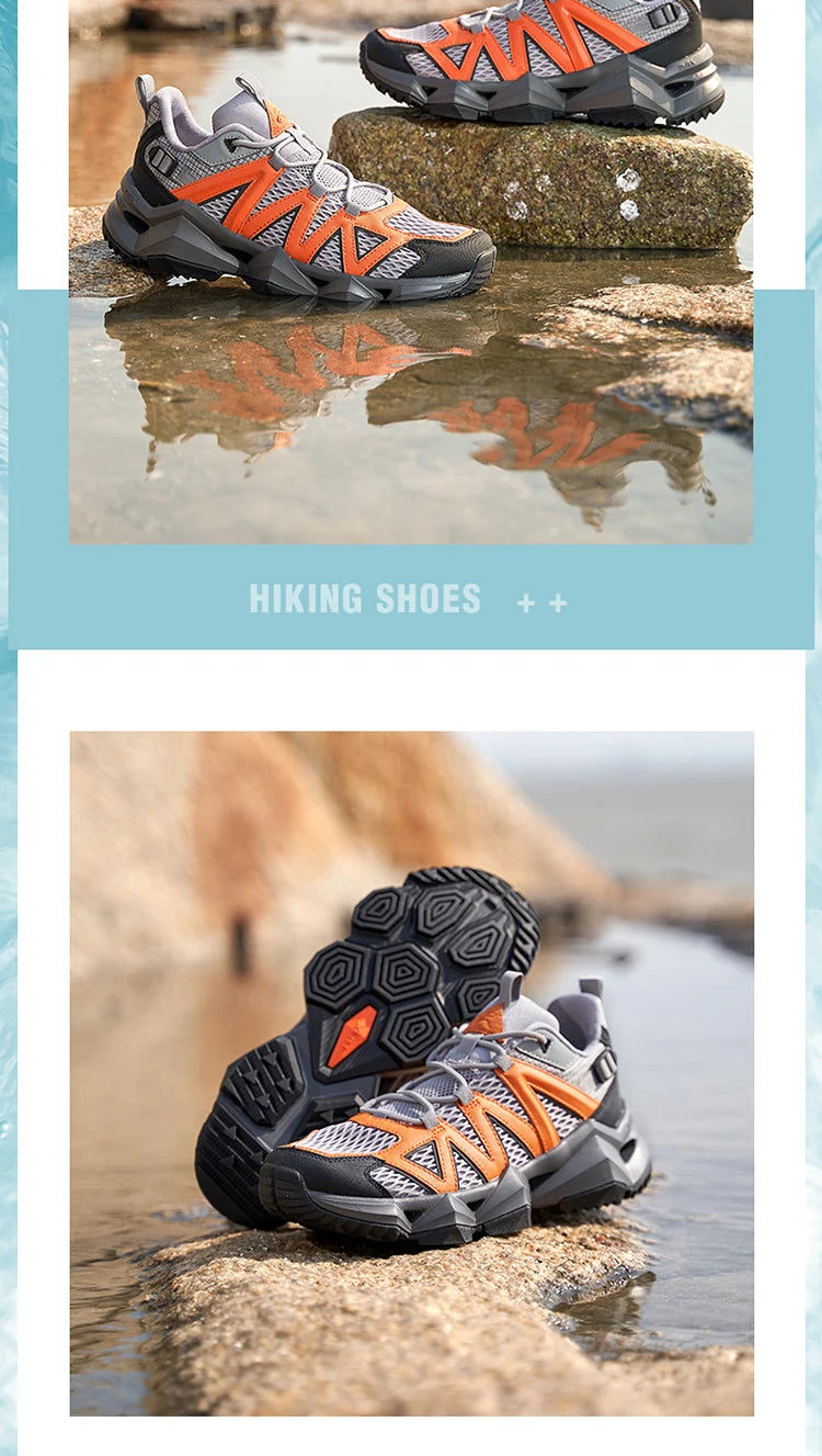 Rax Men Breathable Trekking Aqua Shoes Men Women Water Sports Shoes Summer Hiking Outdoor Sneakers Walking Fishing Shoes Zapatos