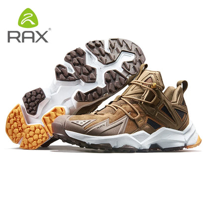 Rax Men Hiking Shoes Waterproof Outdoor Sneakers for Men Lightweight Outdoor Jogging Shoes Mountain Shoes for Men Trekking Shoes