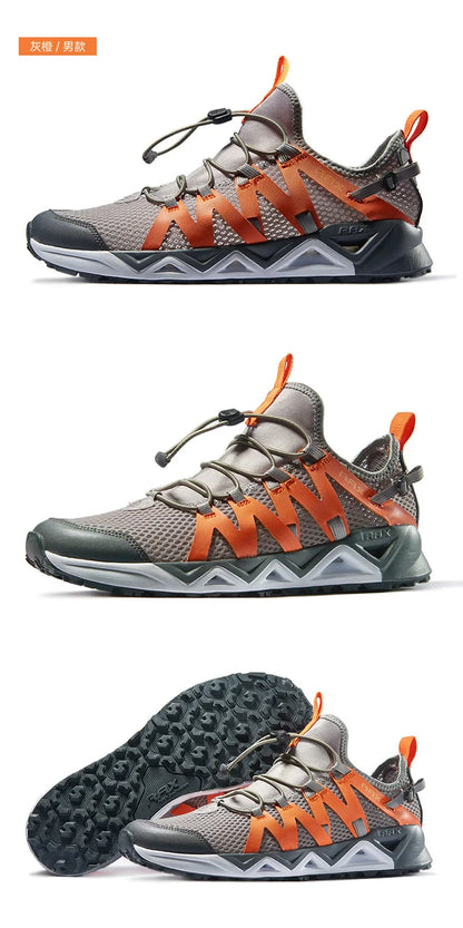 Rax Men's Aqua Upstreams Shoes Quick-drying Breathble Fishing Shoes Women Hole PU Insole Anti-slip Water Shoes