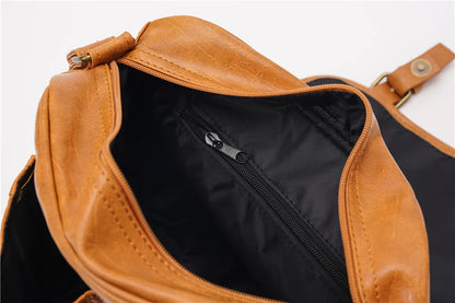 Fashion Japan Style Men's Messenger Bag Soft PU Leather Crossbody Messenger Bag Men Satchels Crossbody Bag Mens Shoulder Bags