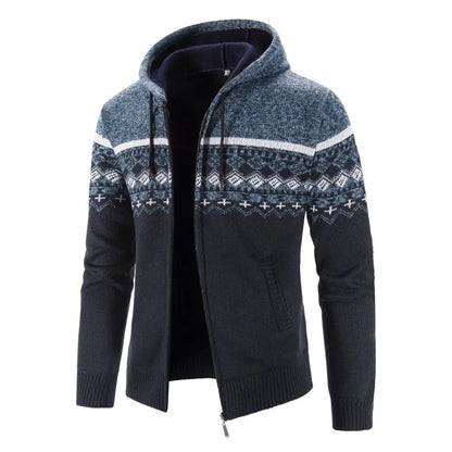 LEGIBLE 2025 Men's Sweaters Autumn Winter Wool Zipper Cardigan Sweaters Man Casual Knitwear Sweatercoat Male