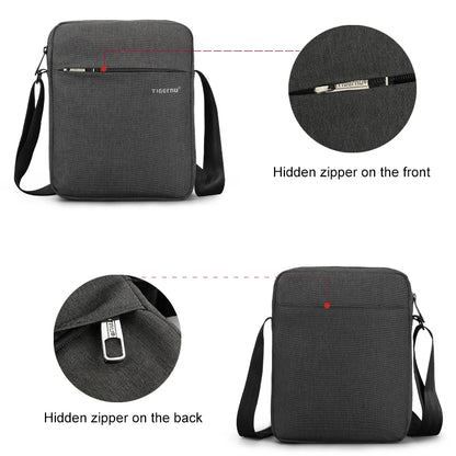 Tigernu New Men Messenger Bag High Quality Waterproof Shoulder Bag For Men Business Travel Crossbody Bag Male Mini Bag