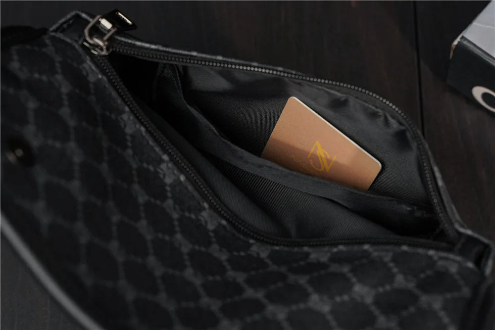 Brand Design Shoulder Bag Men Crossbody Bag Fashion Business PU Leather Shoulder Bag Male Mobile Phone Bag Purses Handbags New