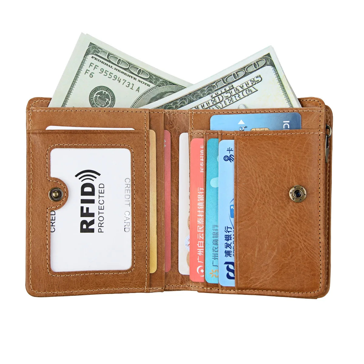Men Name Engraving Short Wallets Casual Fashion Genuine Leather Male Zipper Purses Coin ID Card Holder Pocket Wallets For Men