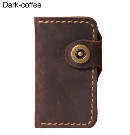 High Class Handmade Men Genuine Leather Key Holder Leather Key Wallet Men Housekeeper Women Key Case Bag key organizer pouch
