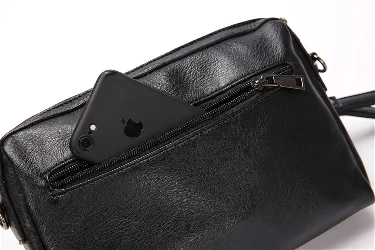 Embroidery Bee Crossbody Shoulder Bag Men Fashion Multifunction Clutch Bag Men Shoulder Bag Crossbody Messenger Bag Man Handbag