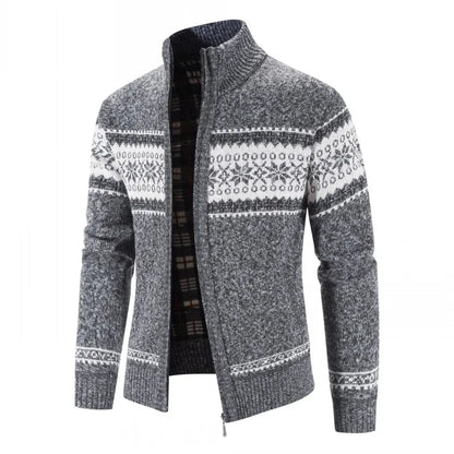 LEGIBLE 2025 Men's Sweaters Autumn Winter Wool Zipper Cardigan Sweaters Man Casual Knitwear Sweatercoat Male