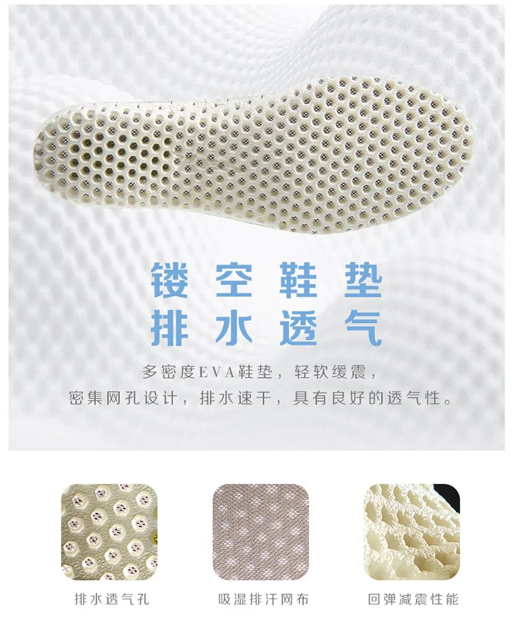Rax Men's Aqua Upstreams Shoes Quick-drying Breathble Fishing Shoes Women Hole PU Insole Anti-slip Water Shoes