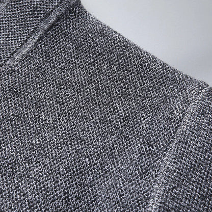 2025 Cardigan Jacket Men Solid Color Knitted Casual Stand Collar Slim Fit Cardigan Coat Mens Sweater Jacket Khaki Black Gray 4Xl