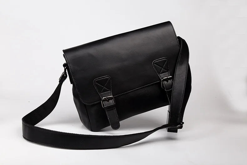 Vintage Men Crossbody Bags Luxury Fashion Shoulder Bag Mens Messenger Bag Laptop Bag Male Briefcase Handbags Daily Work Satchels