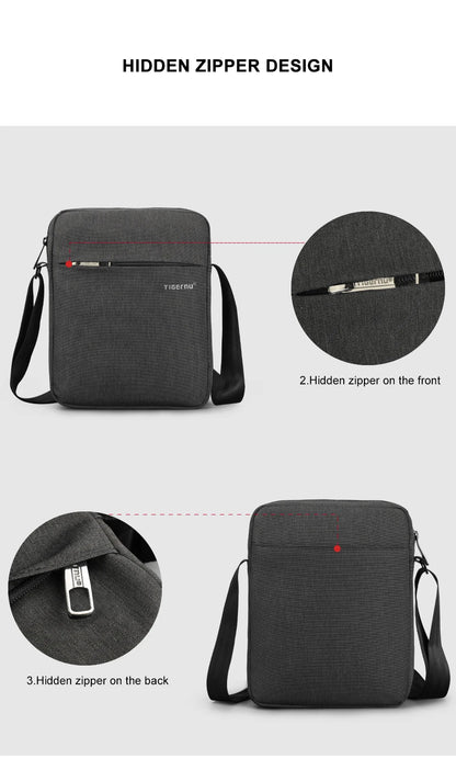 Tigernu New Men Messenger Bag High Quality Waterproof Shoulder Bag For Men Business Travel Crossbody Bag Male Mini Bag